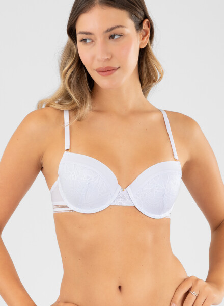 Soutien preformado helecho Blanco