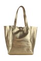 Tote Bag de cuero Dorado