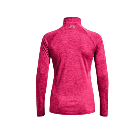 REMERA UNDER ARMOUR TECH 1/2 ZIP Red