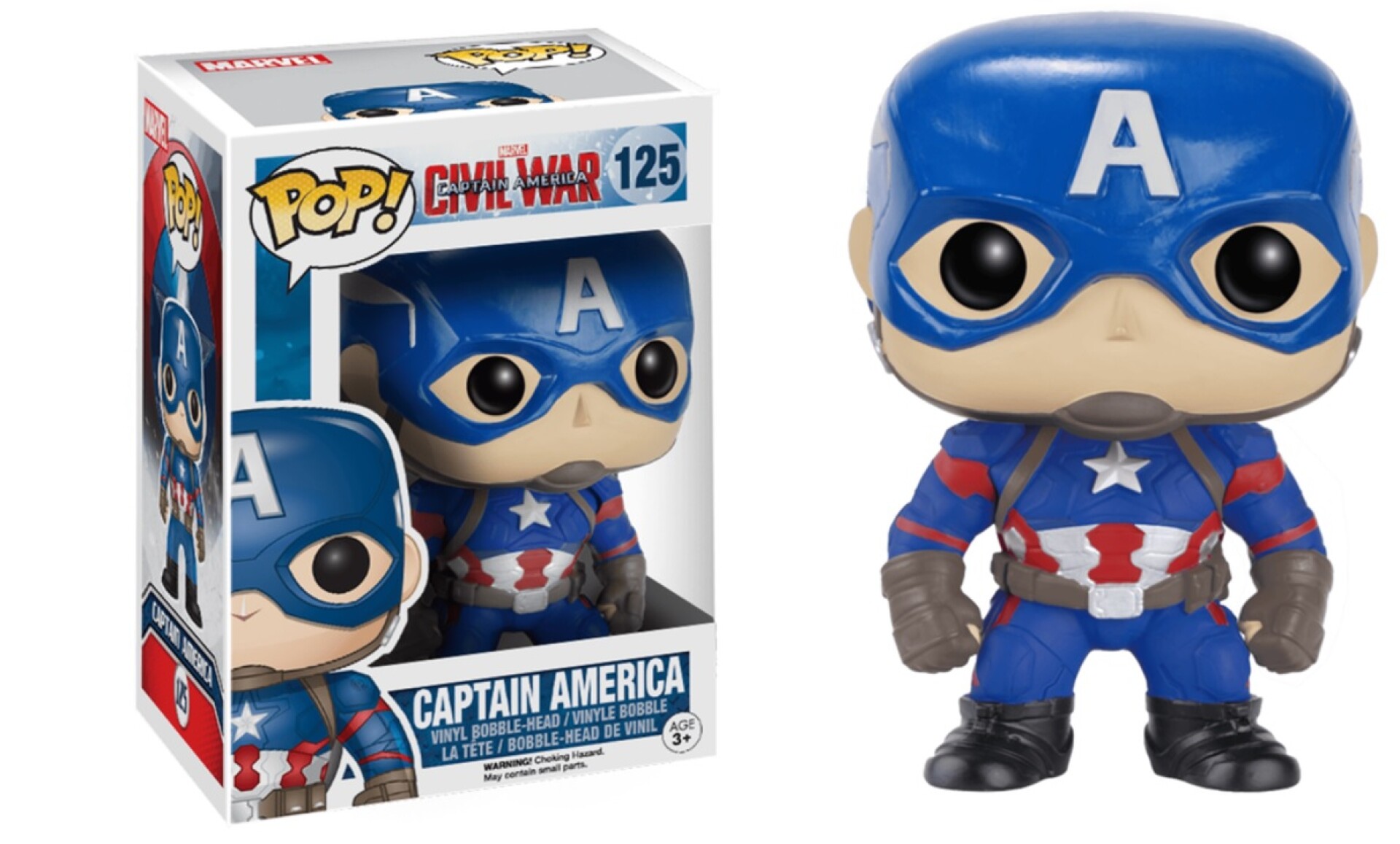 FUNKO POP Marvel: Captain America clasico 