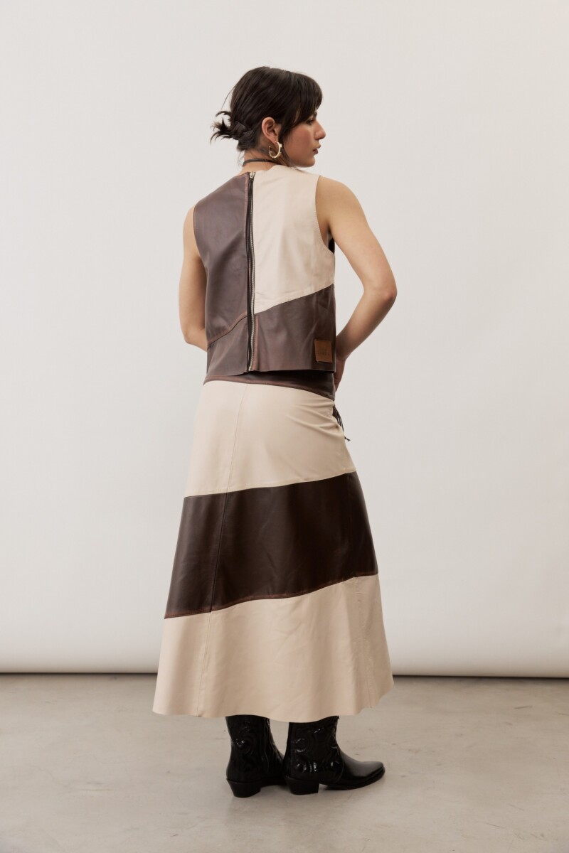 Falda Blanche - NEGRO Y CRUDO 