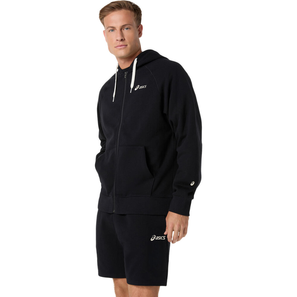 Hoodies Training Asics Logo Fleece Full Zip Hoodie Hombre Performance Black