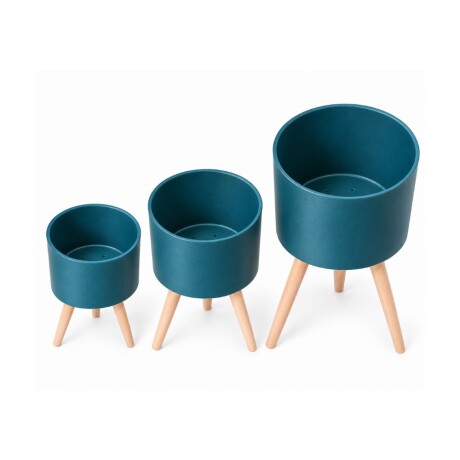 Set de macetas Concret Verde