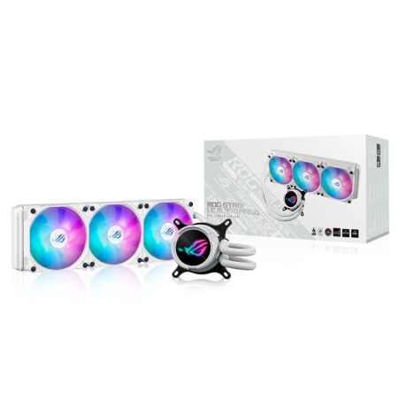Cooler Liquido Asus Rog Strix Lc Iii 360 Argb Blanco 001