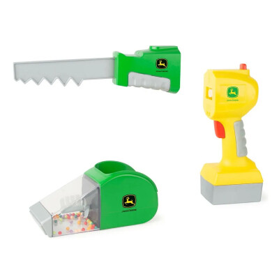Herramientas eléctricas de juguete 2 en 1 John Deere Kids Herramientas eléctricas de juguete 2 en 1 John Deere Kids
