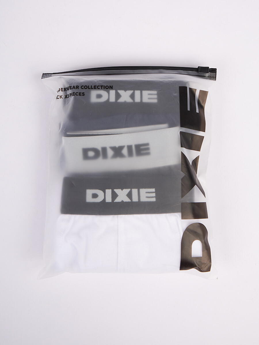 BOXER MERUN DIXIE Blanco/gr Osc/navy