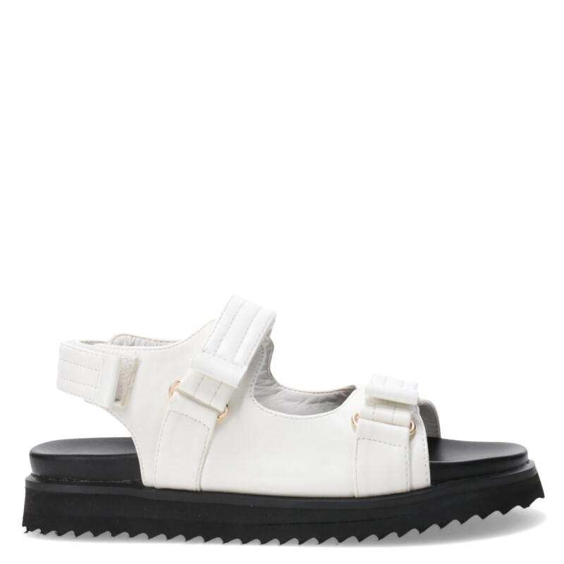 Sandalias de Niña MINI Miss Carol KATALLA con velcro Blanco