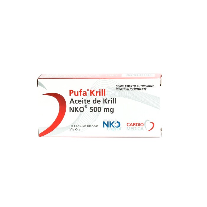 PUFA KRILL 500 MG. CJ X 30 CÁPS. BLANDAS única