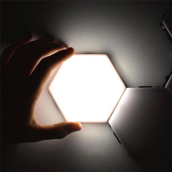 Lampara Touch Moderna Hexagonal Led Original Decoracion Hoga Lampara Touch Moderna Hexagonal Led Original Decoracion Hoga