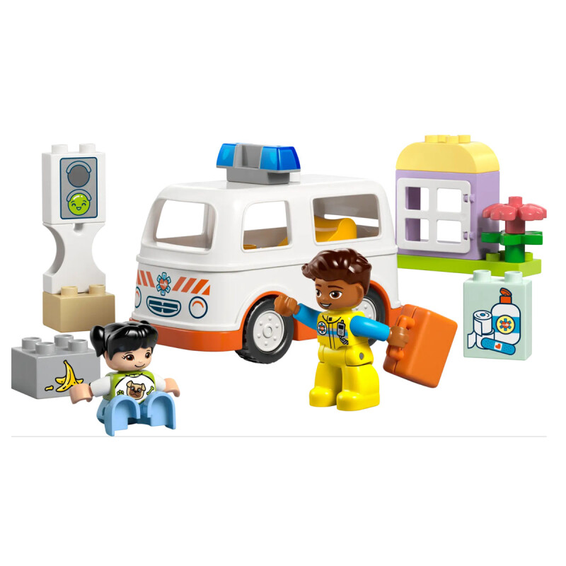 Ambulancia y Conductor Duplo Lego Ambulancia y Conductor Duplo Lego