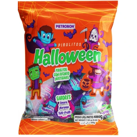 CHUPETIN RELL PIETROBON 480G/24U HALLOWEEN CHUPETIN RELL PIETROBON 480G/24U HALLOWEEN