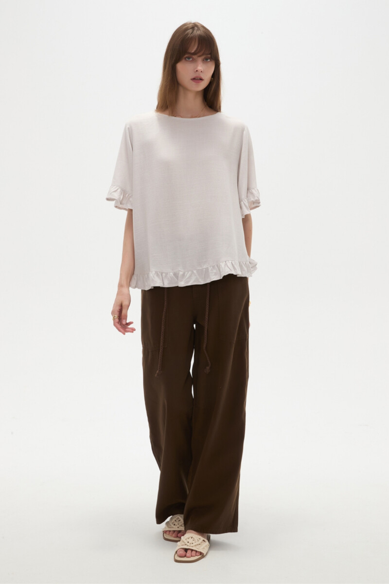 Blusa Abbas - Hielo 