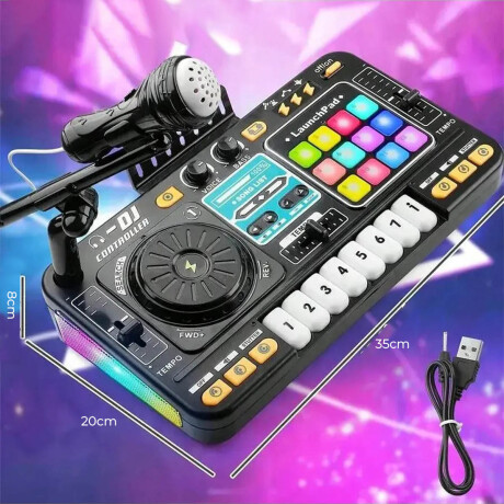 Juguete Consola Dj Infantil Mezclador Completo Bluetooth Juguete Consola Dj Infantil Mezclador Completo Bluetooth
