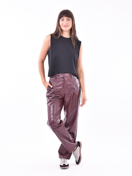 PANTALON NILO BORDEAUX