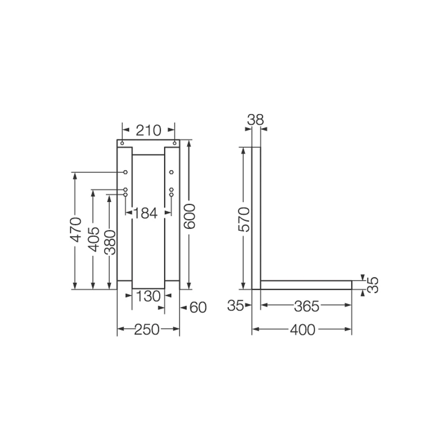 Soporte para Inodoro y Bidet suspedido Soporte para Inodoro y Bidet suspedido