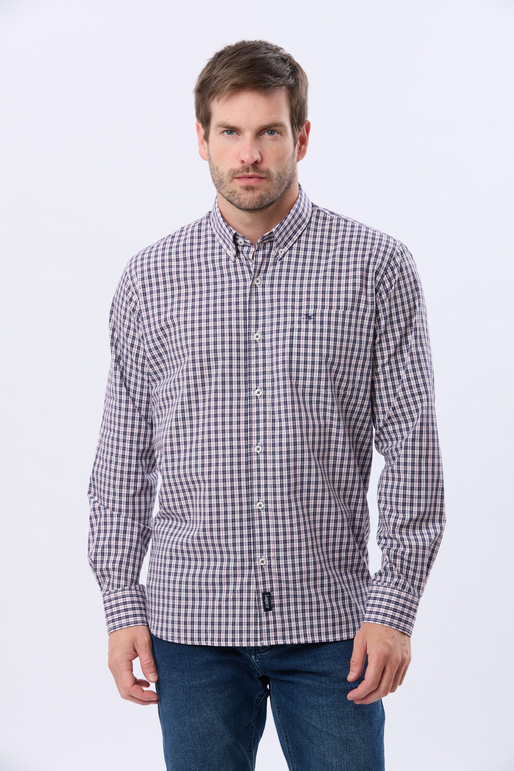 CAMISA SPORT A CUADROS Rojo