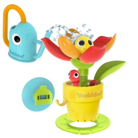 Peek-a-Bee Tub Flower Juego de Baño Yookidoo MULTICOLOR