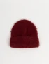 Gorro Romántico Gorro Efecto Peluche - Rojo Medio
