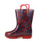 Bota de Niño Spiderman De Lluvia Rojo