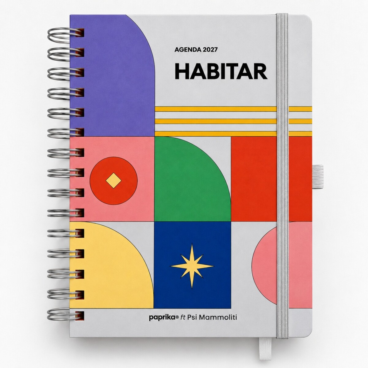 Agenda 2027 con stickers Habitar 