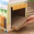 Casa Para Gato x2 Rascador Interno Carton Caja Mascota Cucha Casa Para Gato x2 Rascador Interno Carton Caja Mascota Cucha