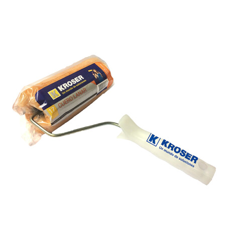 RODILLO CORDERITO NATURAL 17CM KROSER ++ N/a