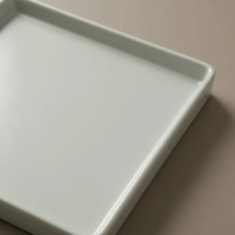 Plato cuadrado ceramica 18 cm Plato cuadrado ceramica 18 cm