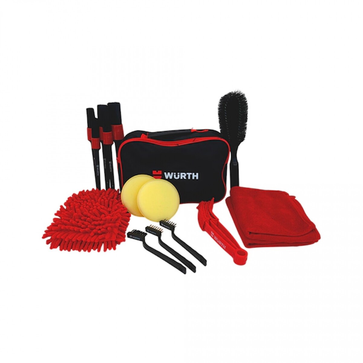 Wurth Kit Limpieza 16 Piezas Con Bolso 