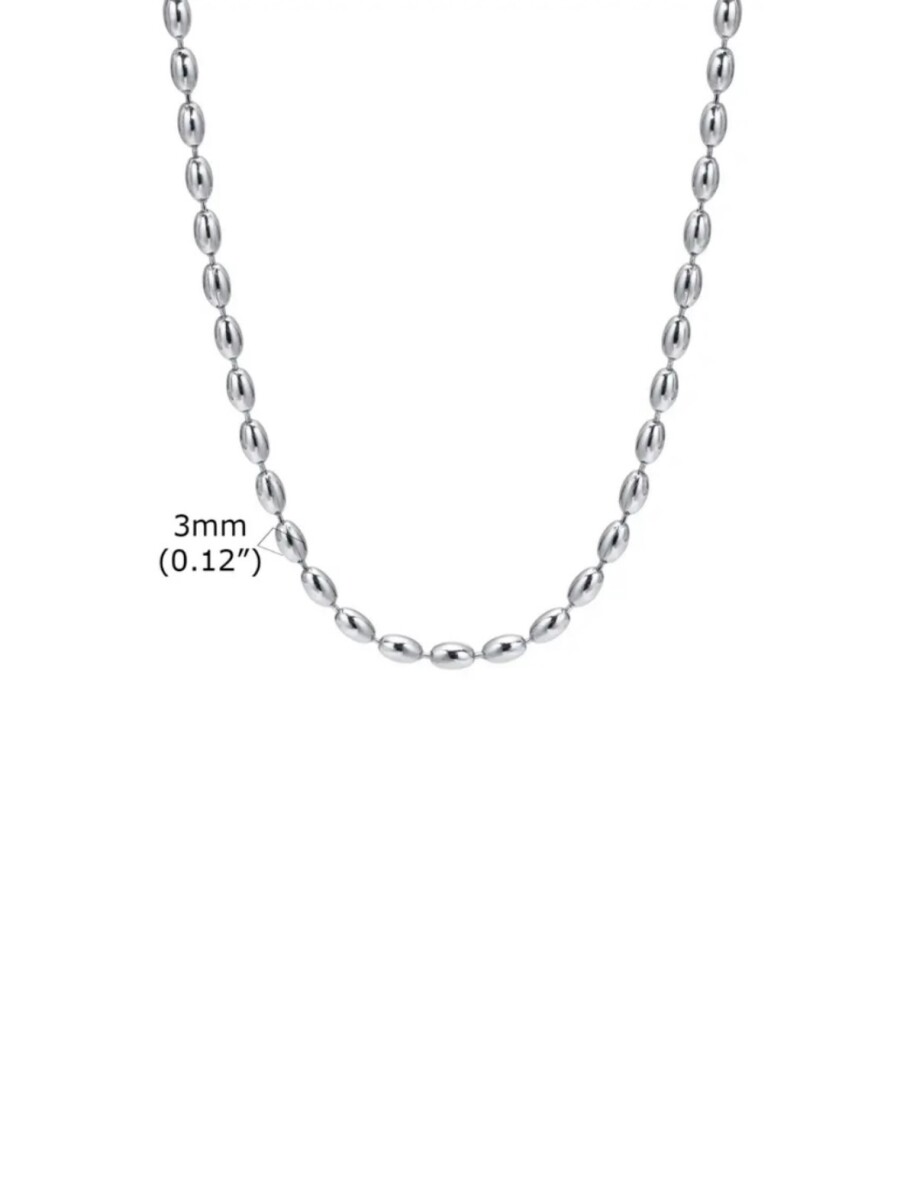 COLLAR BOLI 3 MM - SILVER 