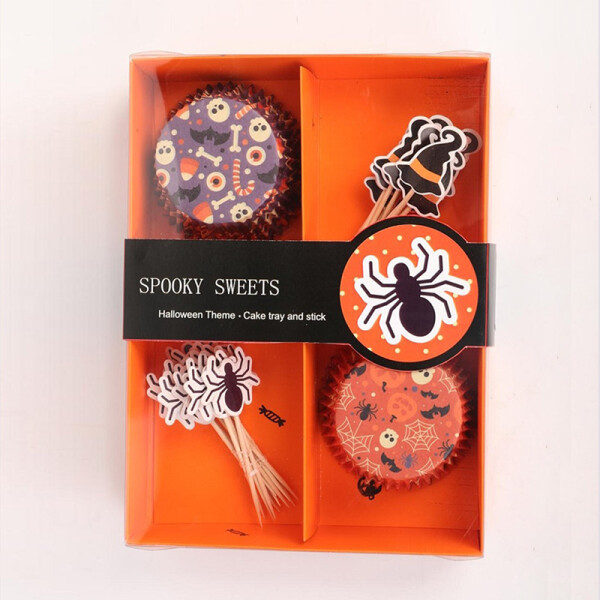 Set cupcakes halloween Set cupcakes halloween