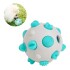 Pelota Juguete Perros Molar Macizo Limpia Dientes Resistente Color Variante Blanco Turquesa