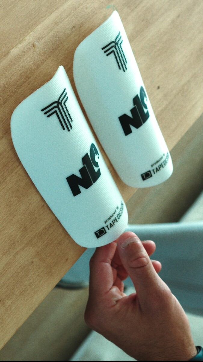 Espinilleras Tiffosi Shinguard Unisex - Blanco 