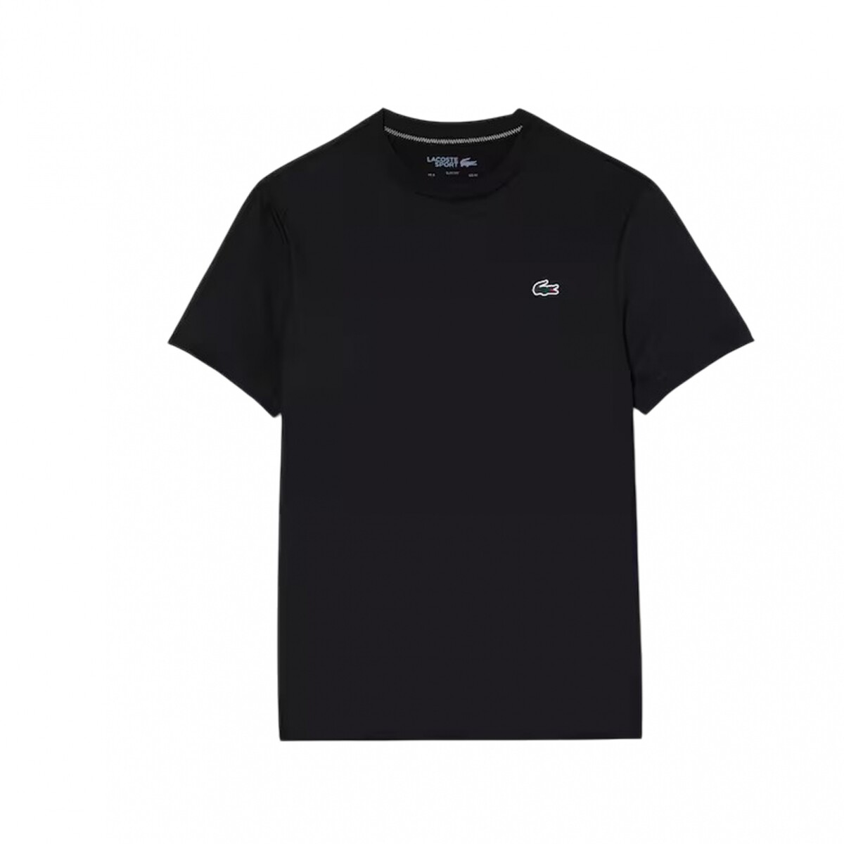 Remera Deportiva De Jersey Elastizado Ultra Dry LACOSTE - BLACK 