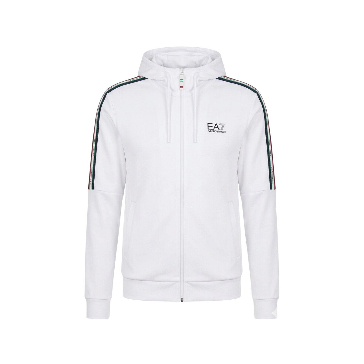 ARMANI EA7 HOODED JACKET - White 