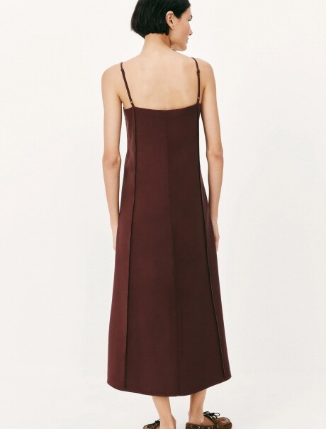 VESTIDOS LARGO SIN MANGAS ROJO