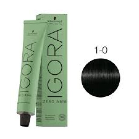 Igora Tinta Zero Amoniaco 60ml Negro Natural 1-0