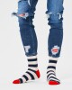 Happy Socks Medias - White Stripes Happy Socks Medias - White Stripes