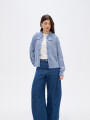 Cardigan Nerua Celeste Grisaceo