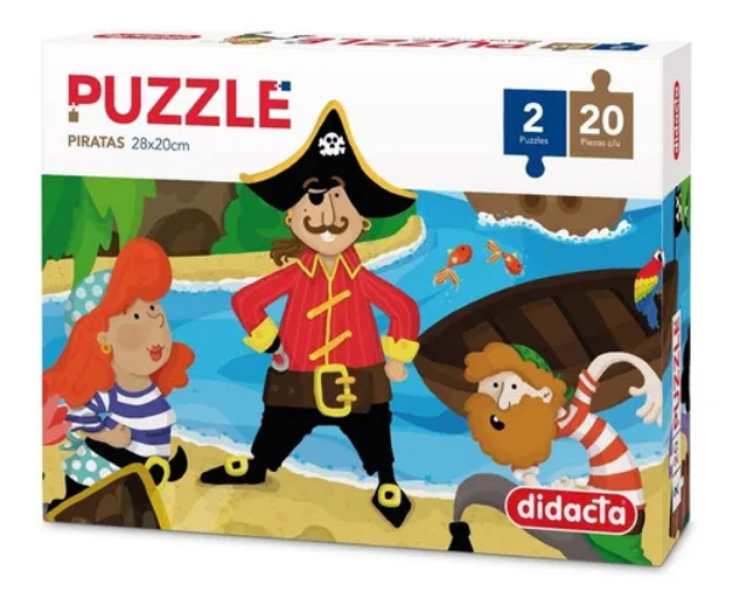 Puzzle Didacta PiratasInfantil 
