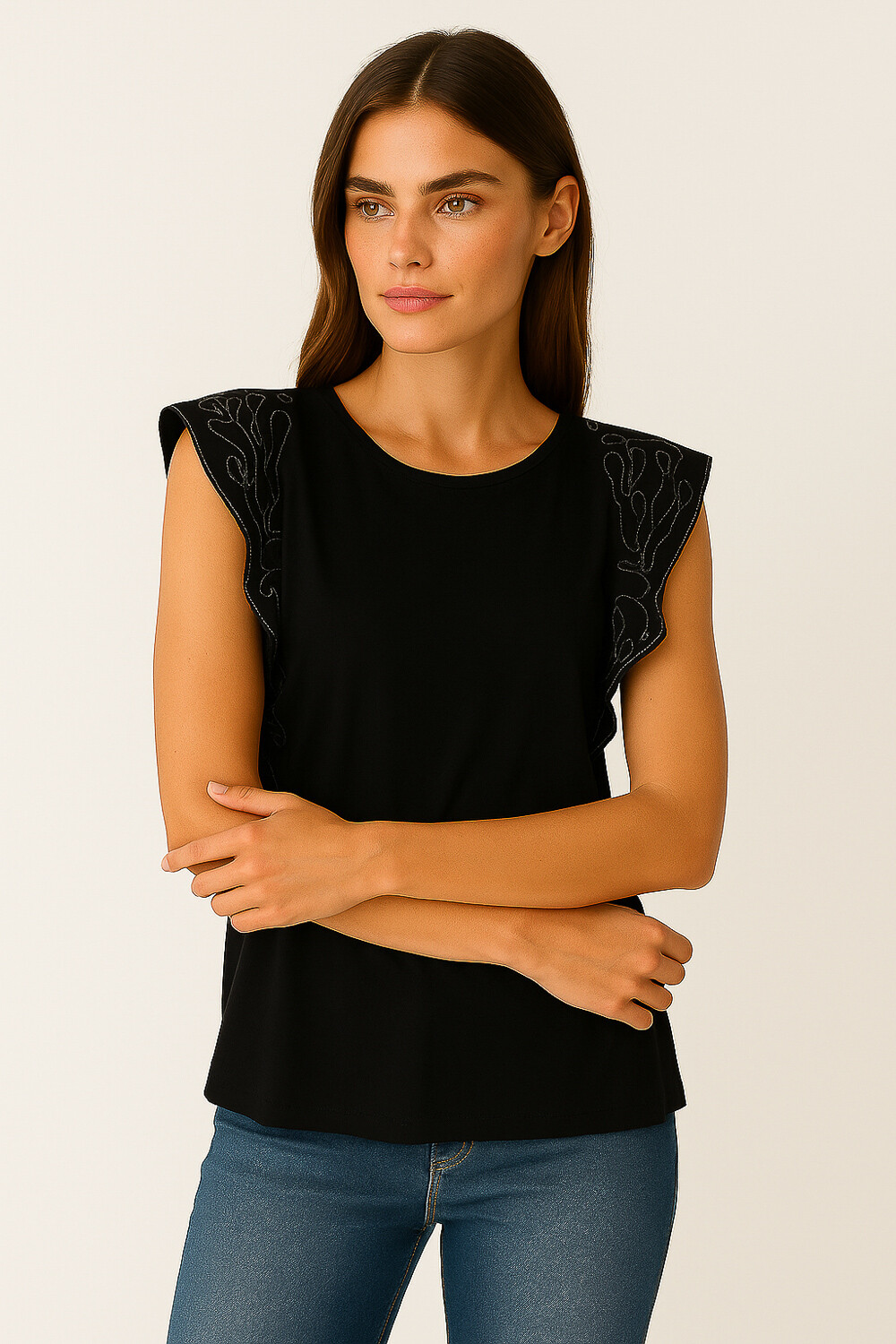 Blusa Polean Negro