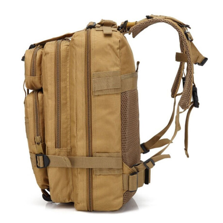 Set de Mochila Táctica Militar Camping + Estuche Neceser Caqui