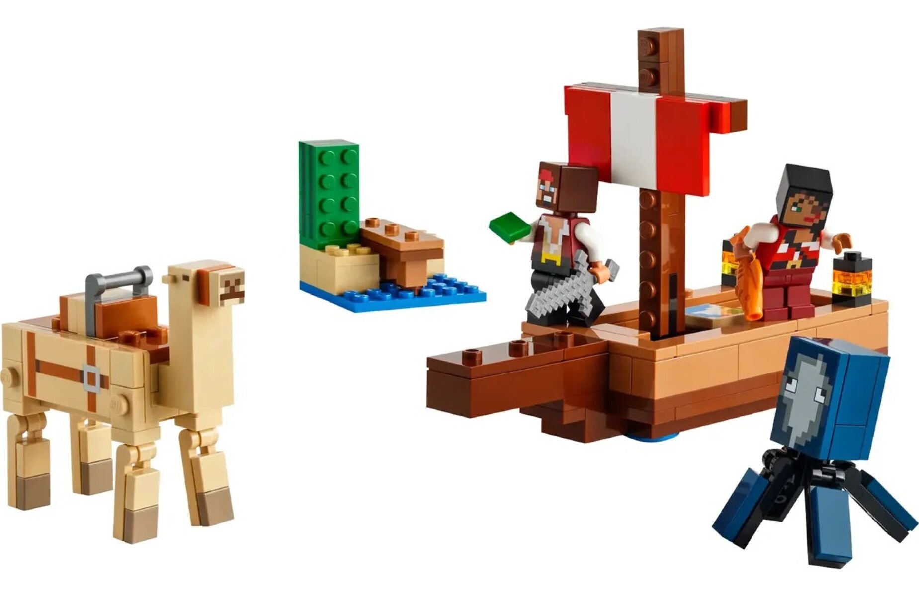 Lego Minecraft El Viaje En El Barco Pirata 