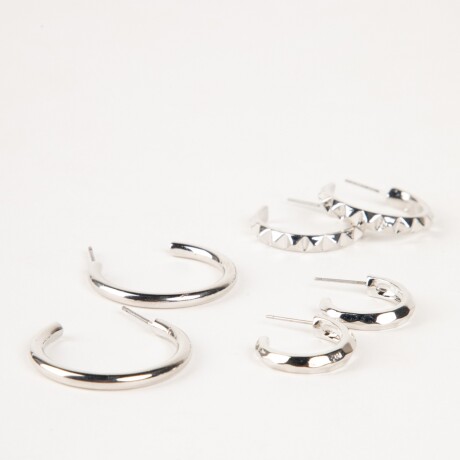 AROS DERMONT Plateado
