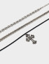 Chokers Con cruz Choker Con Cruz - Plateado