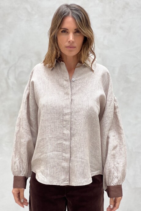 CAMISA KELDA Marron