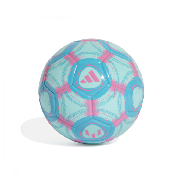 Pelota Futbol Adidas MESSI MINI de Niños - JE6458 Verde Agua-rosado