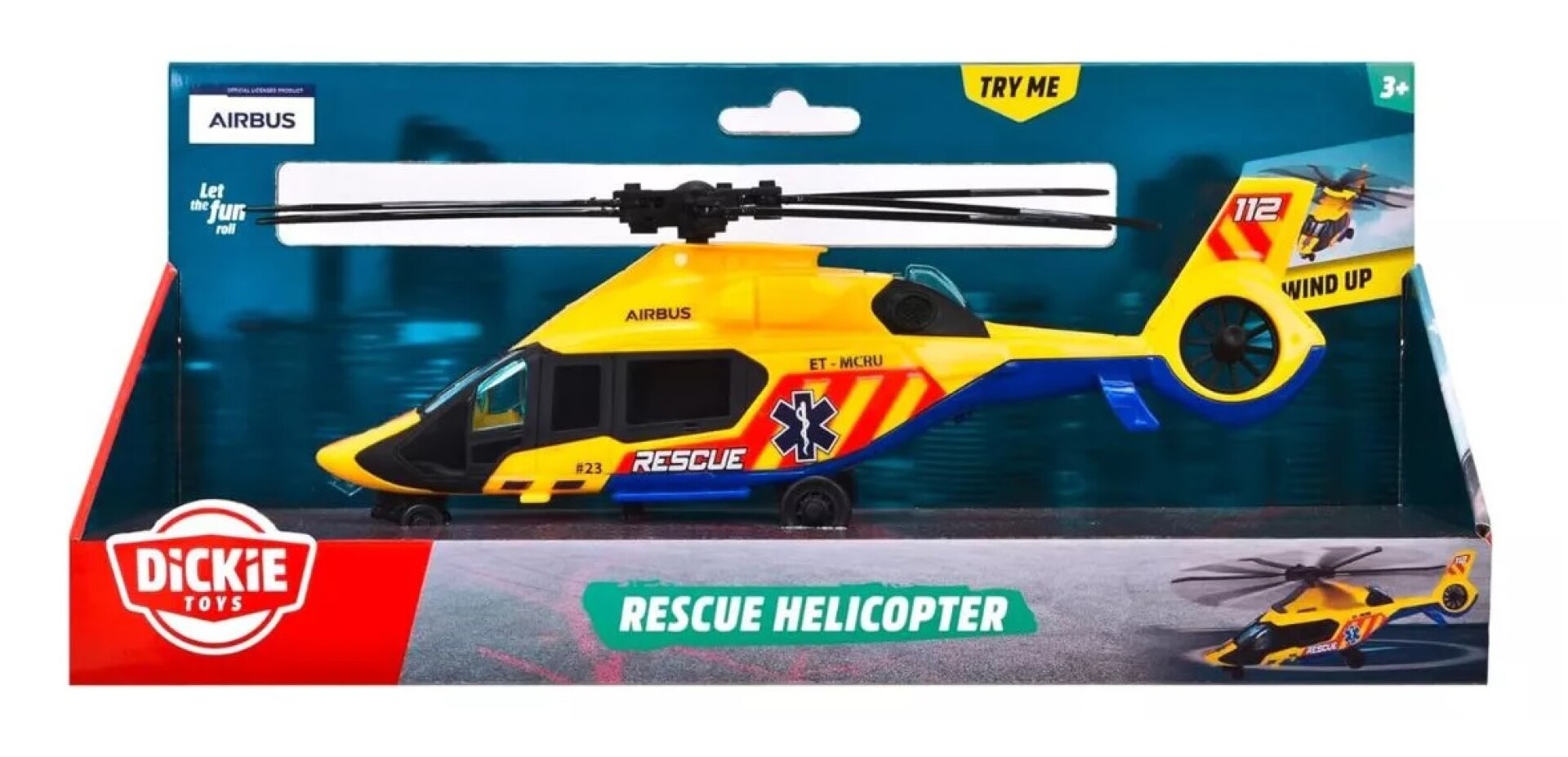 Dickie Toys Airbus H160 Rescue Helicopter 