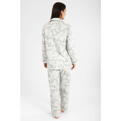 Pijama franela Plata