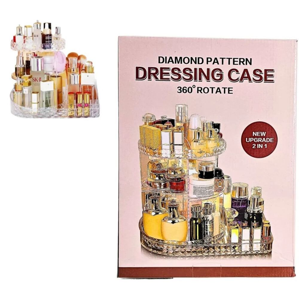 Organizador De Maquillaje con base giratoria 360° Organizador De Maquillaje con base giratoria 360°