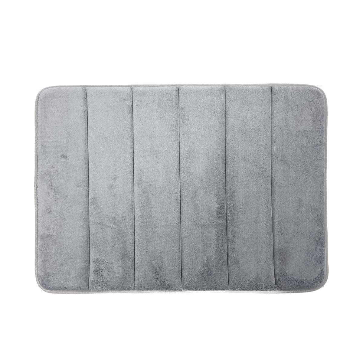 Alfombra Baño con Memoria Home Class Microfibra 43 x 61 cm - GRIS 